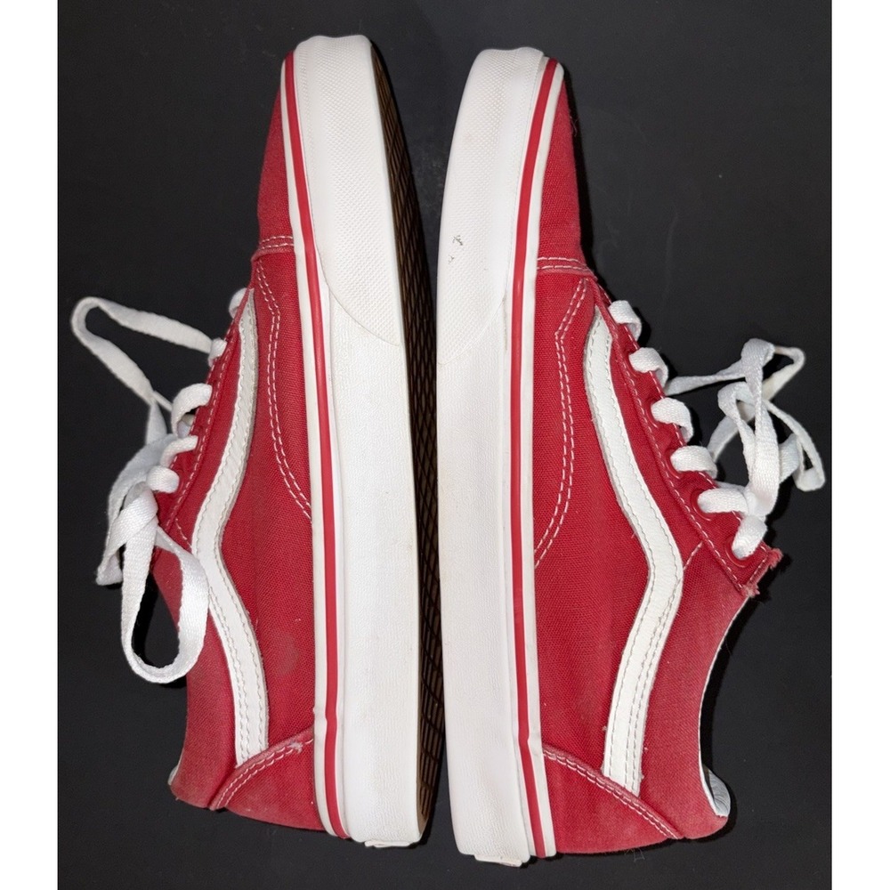 Size 6 Mens Size 7.5 women- VANS Old Skool Racing Red - Picture 4 of 7